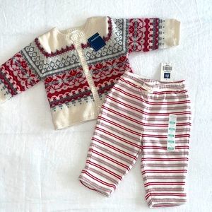Baby Gap Sweater and Pants Newborn 3-6 mos